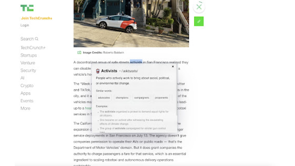 WordSensei - Chrome Extension