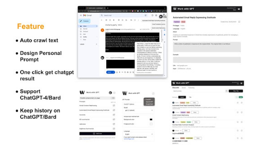 WorkWithGPT - Chrome Extension