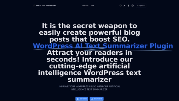 WP AI Text Summarizer