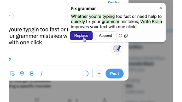 Write Brain - Chrome Extension