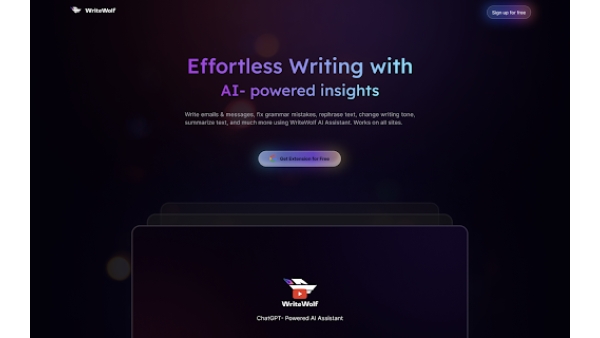 WriteWolf - Chrome Extension