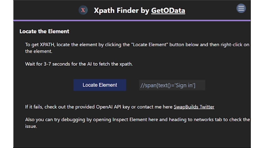 Xpath Finder - Chrome Extension