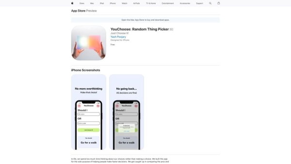YouChoose: Random Thing Picker