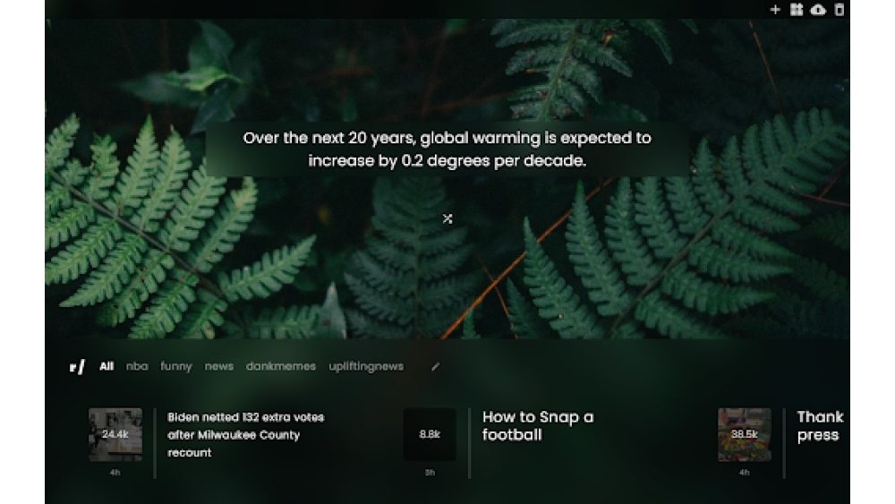 Your New Favorite Home Screen - Chrome Extension