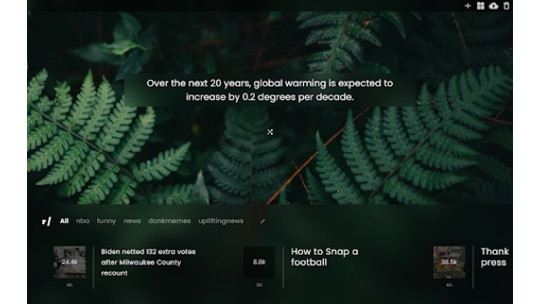 Your New Favorite Home Screen - Chrome Extension
