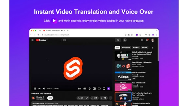 Youtube Chinese Dubbing - Chrome Extension