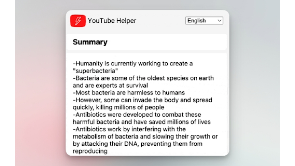 YouTube Helper - Chrome Extension