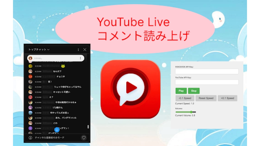 YouTube Live Comment Reader - Chrome Extension