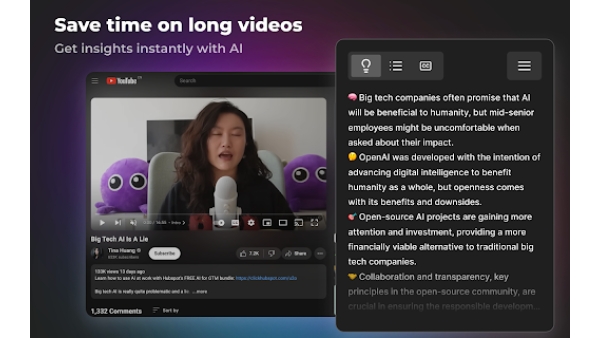 YouTube Summarizer - Chrome Extension