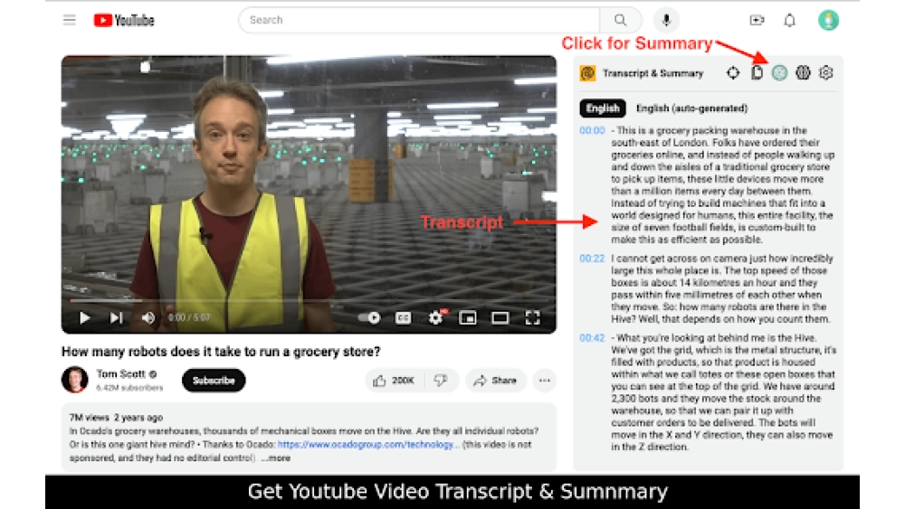 YouTube Summary - Chrome Extension