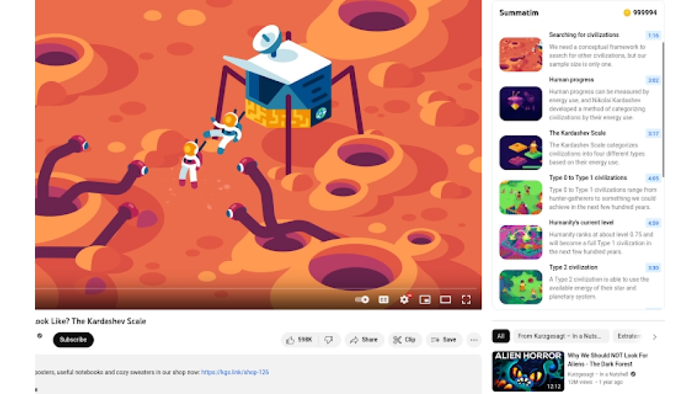 YouTube Video Summarization Extension - Chrome Extension