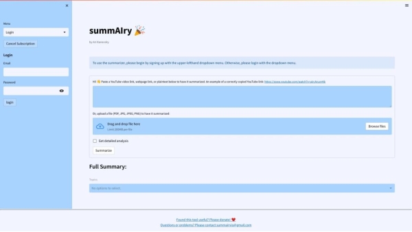 YouTube Video Summarizer