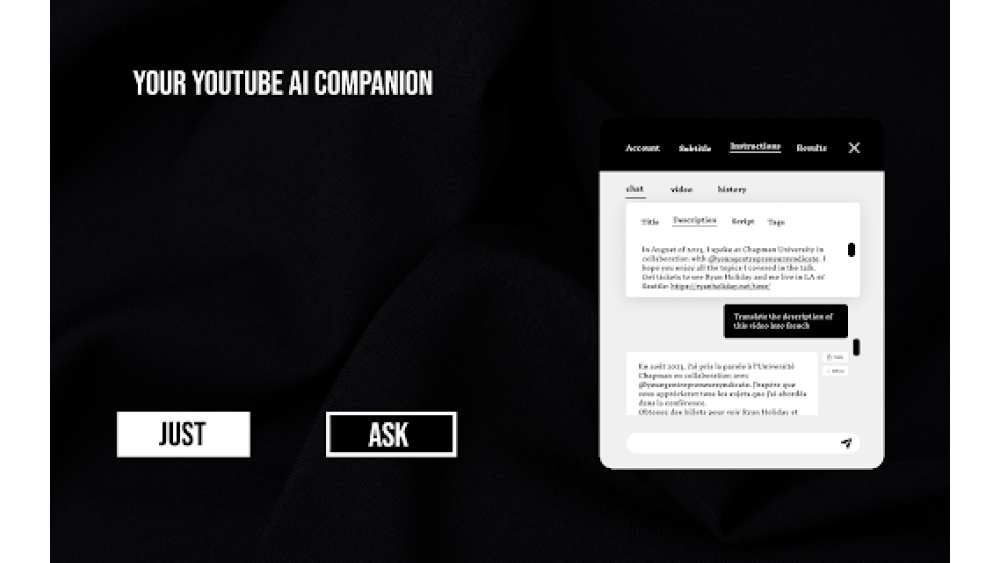 YouTubeScripter - Chrome Extension
