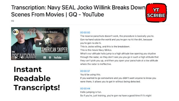 YT Scribe - Chrome Extension