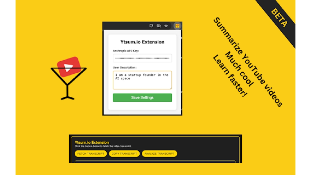 YTSum - Chrome Extension