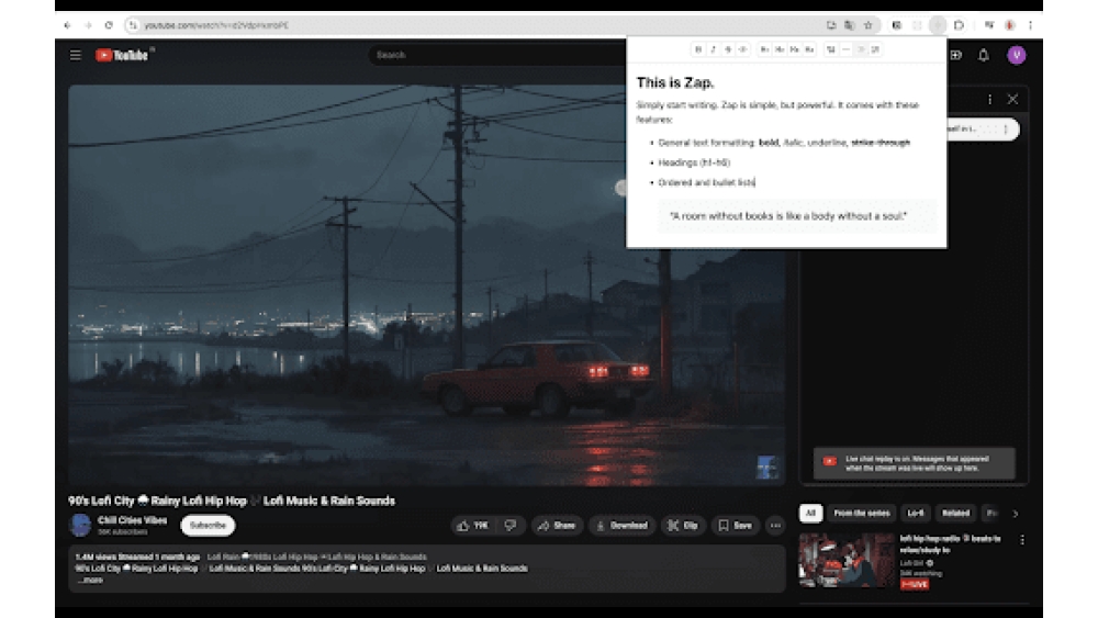 Zap - Chrome Extension
