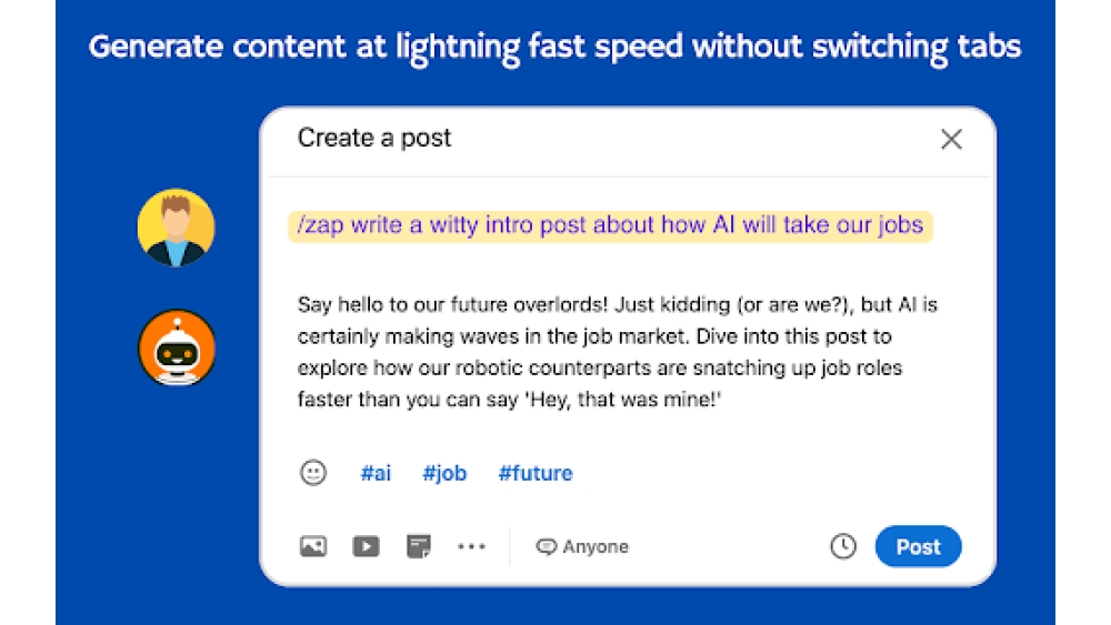 Zapdroid - Chrome Extension