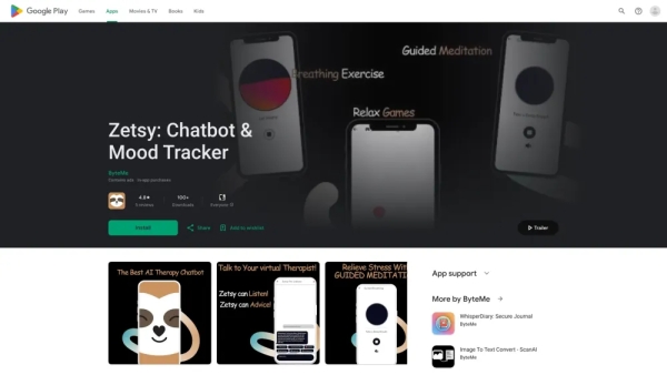Zetsy: Chatbot & Mood Tracker