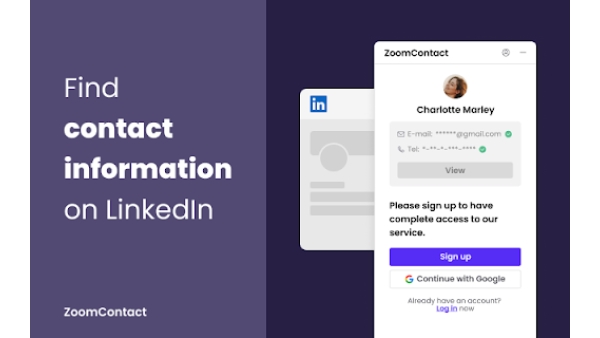 ZoomContact - Chrome Extension