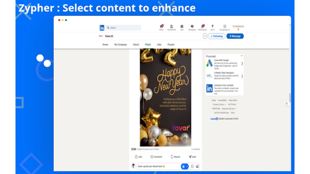 Zypher Assistant - Chrome Extension