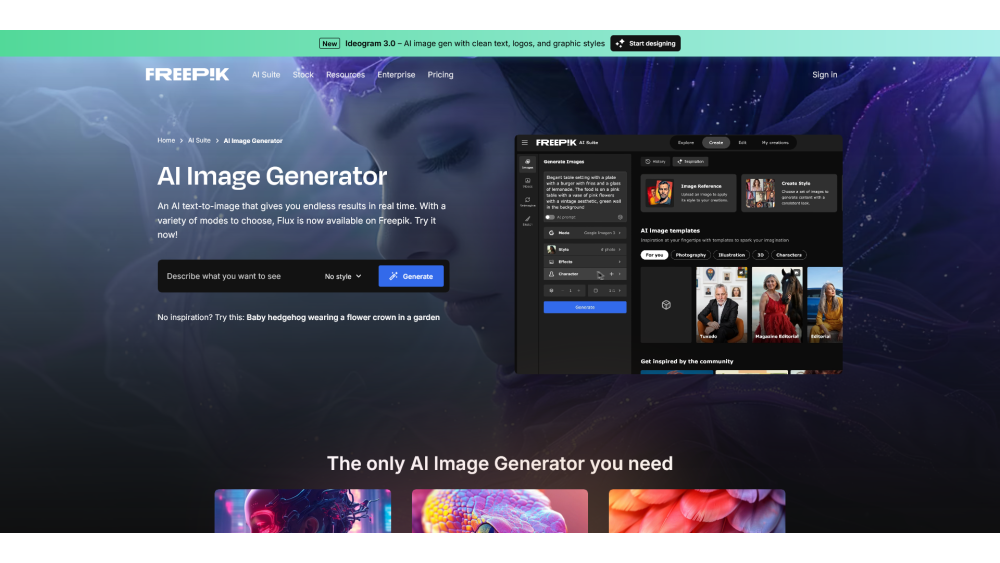 Freepik AI Image Generator