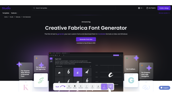Creative Fabrica Font Generator