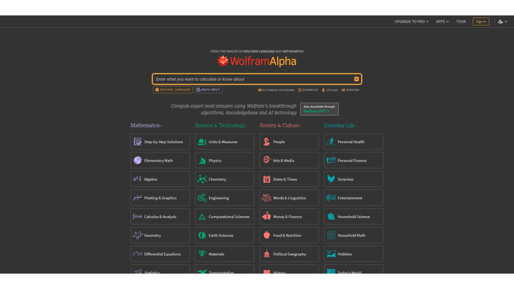 Wolfram|Alpha