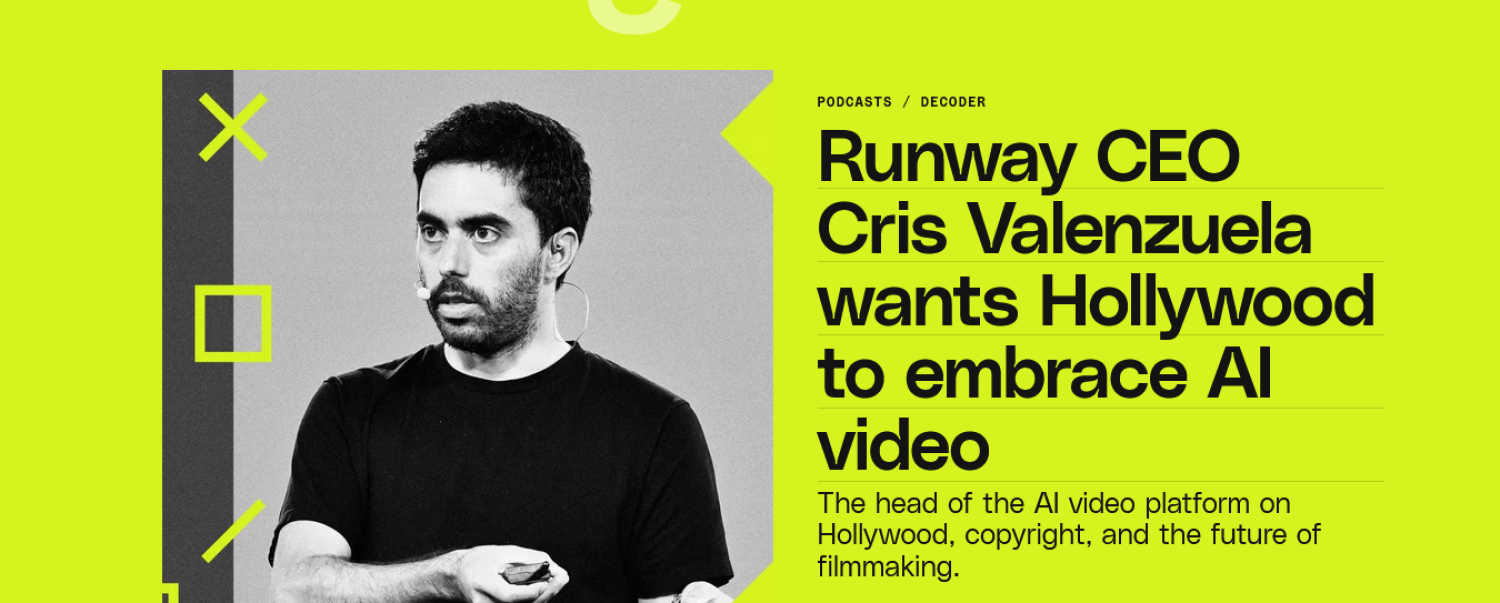  Глава Runway: ИИ меняет видеоиндустрию, Голливуд отстаёт
