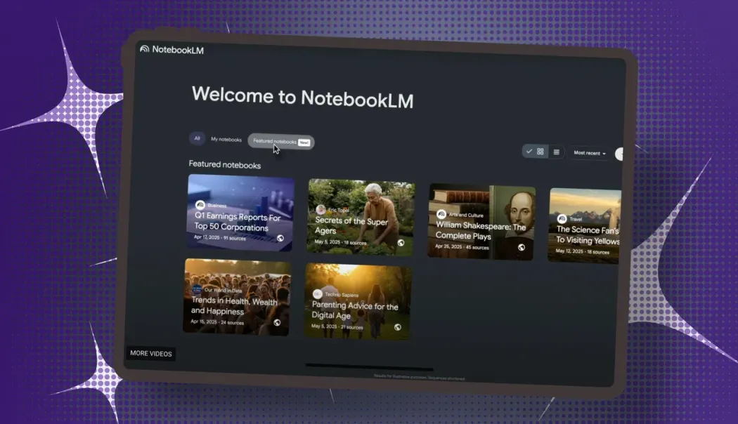  Google запускает тематические блокноты в NotebookLM