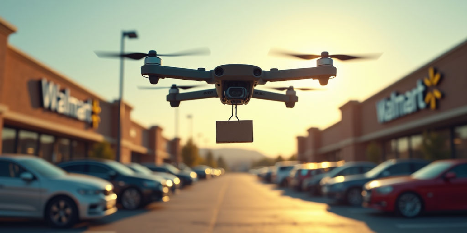 Дроны вместо курьеров - что меняет запуск Wing и Walmart в пригородах Атланты