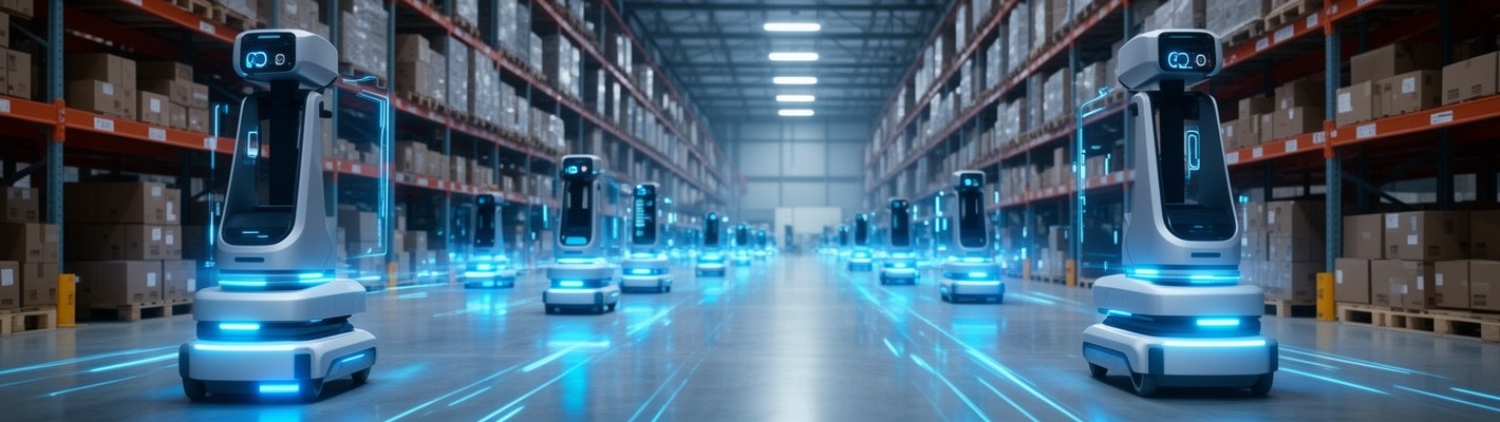 Искусственный интеллект учит роботов на складах избегать пробок и ускорять работу