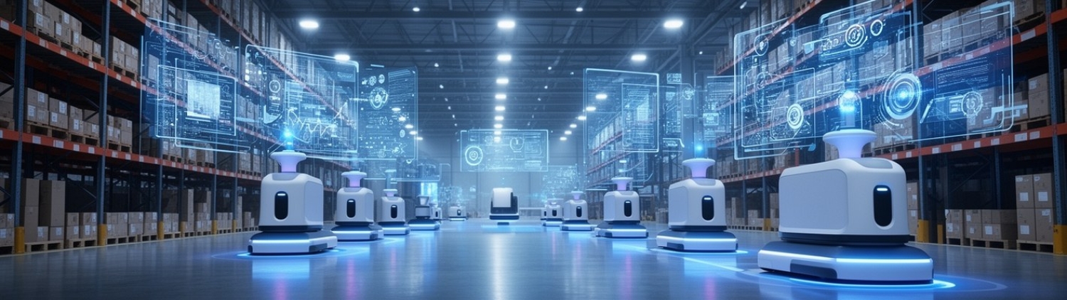 Как ИИ помогает управлять движением роботов на складах