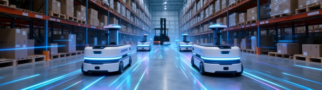 Искусственный интеллект помогает роботам избежать пробок в складских комплексах