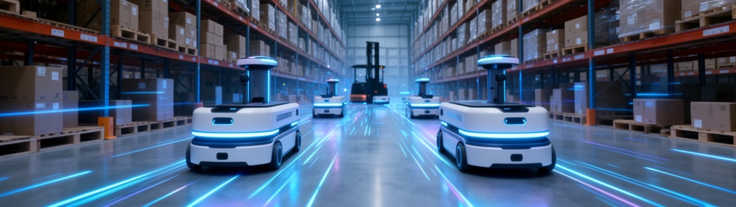 Искусственный интеллект помогает роботам избежать пробок в складских комплексах