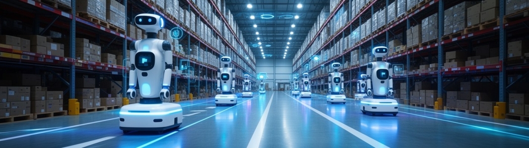 Как искусственный интеллект улучшает движение роботов на складах