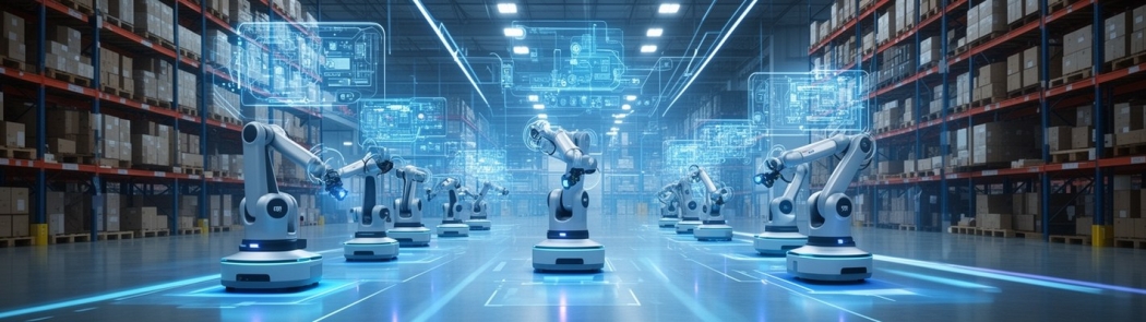 Новая система ИИ оптимизирует движение роботов на складах