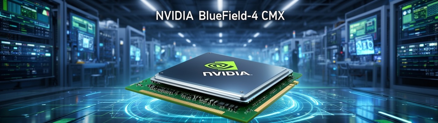 NVIDIA BlueField-4 запускает платформу CMX для увеличения памяти контекста в ИИ