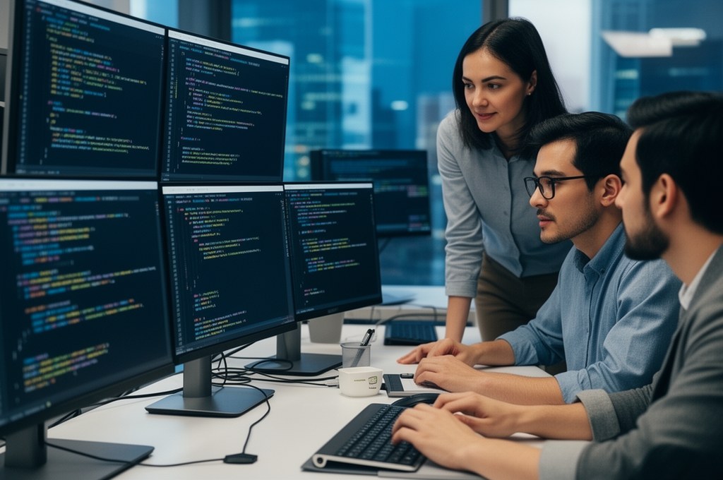 AI assisting developers with code review