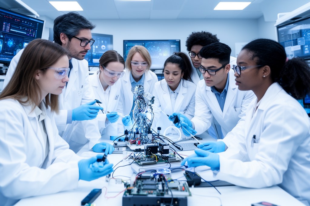 AI analyzing medical data in an emergency room