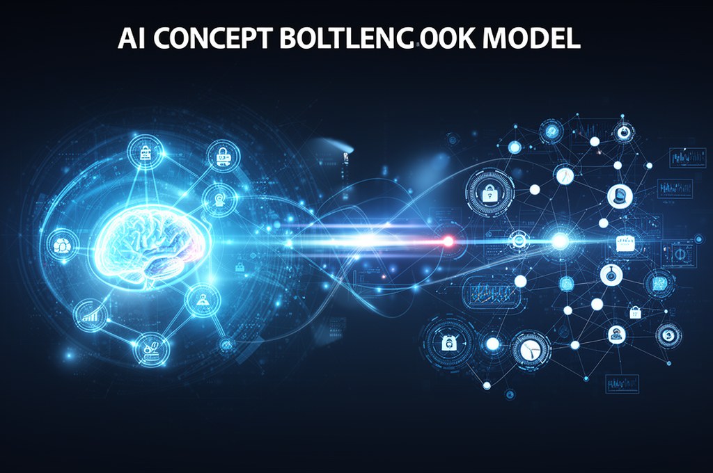 Futuristic AI model explaining its decision-making in autonomous driving